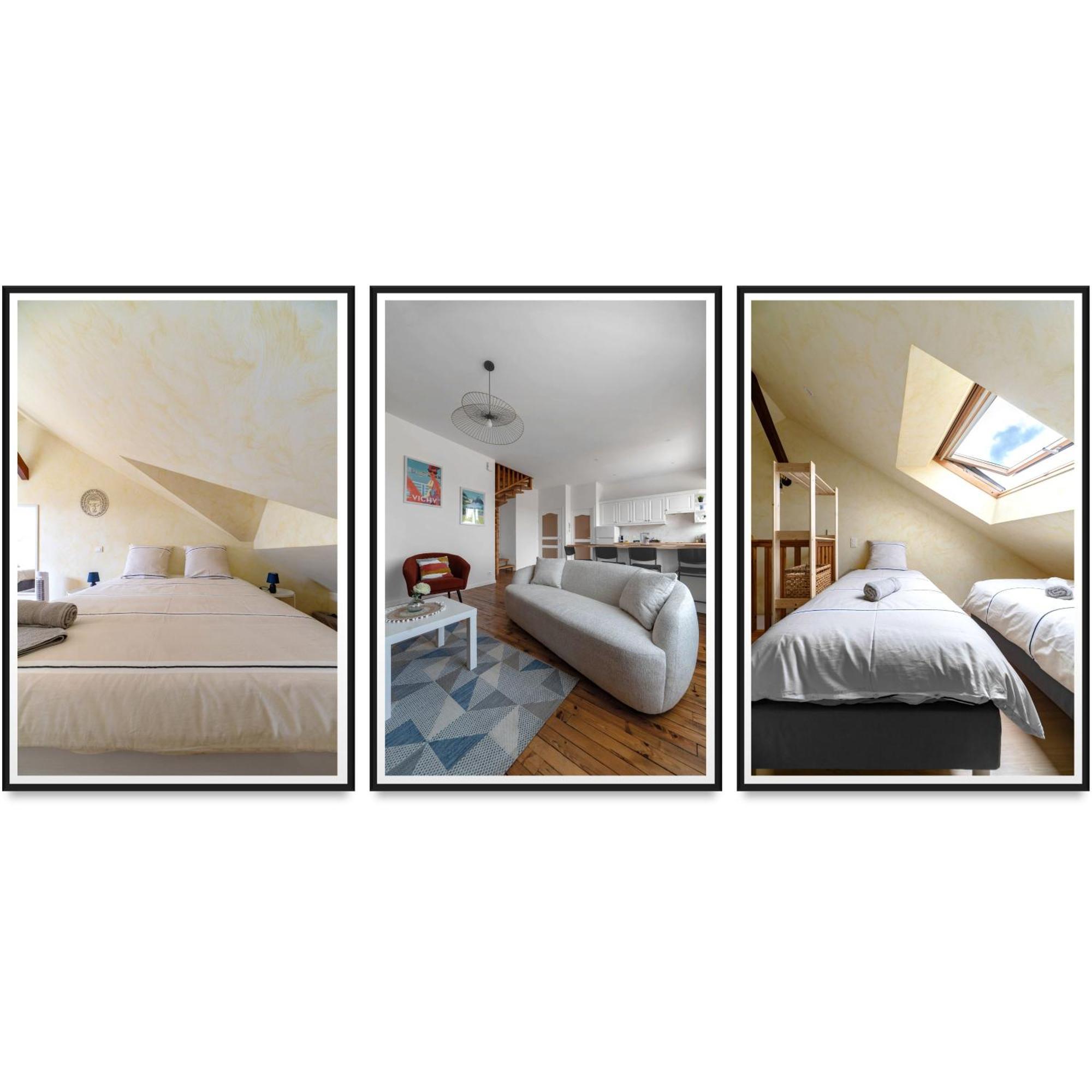 Le Grenet - Appartement Design En Duplex Vichy Kültér fotó